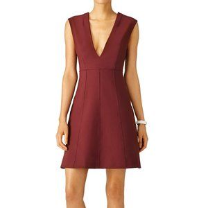 ELIZABETH AND JAMES Maroon Charlie dress